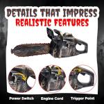 Bloody Rusty Electric Chainsaw Halloween Prop