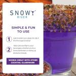 Snowy River Halloween Cocktail Sugar - Kosher All Natural Halloween Cocktail Rimmer and Coffee Rimmer (Halloween, 8oz Bag)