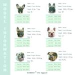 iChoue I am a French Bulldog Bumble Bee Halloween Costumes Clothes Hoodies Shirts Vest for Small Dogs Cold Weather Winter Coats Frenchie English Pug Pitbull Boston Terrier - Orange Green, Medium