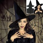 5PC Witches Hat Set for Halloween Decor