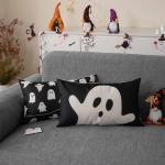 Ghost Halloween Lumbar Pillow Cover for Home Decor