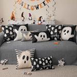 Ghost Halloween Lumbar Pillow Cover for Home Decor