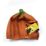 Creepy Deluxe Pumpkin Head Mask for Halloween