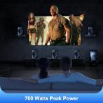 Bobtot Surround Sound Speakers Home Theater Systems - 700 Watts Peak Power 5.1/2.1Wired Stereo Speaker System 5.25" Subwoofer Strong Bass with Bluetooth HDMI ARC Optical Input