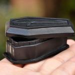 SAFIGLE 20PCS Halloween Coffin Boxes Halloween Mini Coffin Boxes Classic Coffin Treat Boxes Plastic Halloween Candy Box Coffin Halloween Decorations Indoor