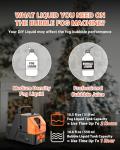 Fog Machine, 400W Fog Bubble Machine with Remote Control, Consumer-Grade Smoke Bubble Machine, Bubble Fog Combo for Indoor Outdoor Halloween Christmas Party Wedding Birthday Photograph