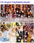 Fog Machine, 400W Fog Bubble Machine with Remote Control, Consumer-Grade Smoke Bubble Machine, Bubble Fog Combo for Indoor Outdoor Halloween Christmas Party Wedding Birthday Photograph