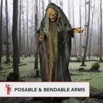 Haunted Hill Farm 63" Standing Witch Animatronic