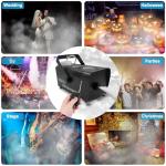 VIRFUN Fog Machine, Smoke Machine with Wireless&Wired Remote Control for Parties Halloween Wedding and Stage Effect, 400W