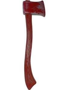 Bloody Red Woodsman Axe Weapon Toy