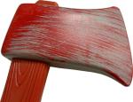 Bloody Red Woodsman Axe Weapon Toy