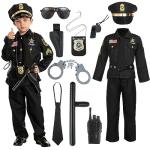 Kids’ 14PCS Halloween Police Costume Set