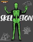 Spooktacular Creations Glow in the Dark Skeleton Costume for Boys, Halloween Costume for Kids, Unisex Skeleton Bodysuit with Mask for Boys, Girls (Toddler(3-4 yrs))