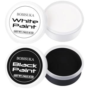 BOBISUKA Black & White Face Paint Kit