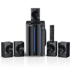Bobtot Home Theater Systems Surround Sound Speakers - 800 Watts 6.5inch Subwoofer 5.1/2.1 Channel Wired Home Audio Stereo System with HDMI ARC Optical Bluetooth Input for TV