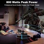 Bobtot Home Theater Systems Surround Sound Speakers - 800 Watts 6.5inch Subwoofer 5.1/2.1 Channel Wired Home Audio Stereo System with HDMI ARC Optical Bluetooth Input for TV