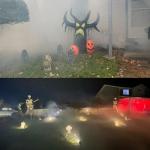Upgraded Fog Machine with Continuous Fog, Fansteck Halloween Smoke Machine Professional Time Control One Key to Get 30S 60S 80S 3 Modes Continuous Spray, Remote Control/Over Temperature Protection
