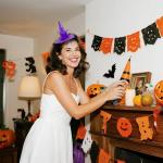 6 Pcs Cute Witch Hat Headbands for Halloween