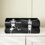 Sugar Skull Halloween Throw Blanket - 50x60 Fleece