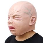Creepy Realistic Crying Baby Mask for Halloween