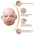 Creepy Realistic Crying Baby Mask for Halloween