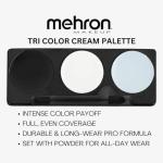 Skeleton Tri-Color Makeup Palette for Halloween FX