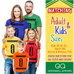 Funny Crayon T-Shirt Costume for Halloween
