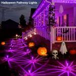 Gorrzai 10-Pack Halloween Solar Pathway Lights