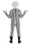 Plus Size Beetlejuice Costume for Adults, Black & White Striped Suit for 80s 90s Movie Cosplay & Halloween 2X