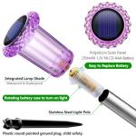 10-Pack Purple LED Solar Halloween Lights