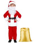 Kids Santa Claus Costume for Halloween Fun