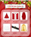 Kids Santa Claus Costume for Halloween Fun