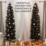 4.5ft Black Pencil Tree for Halloween Decor