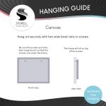 Witch Silhouette Full Moon Haunted House Canvas Art