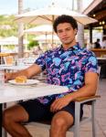 Mushroom Print Hawaiian Rave Shirt for Men