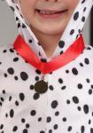 Adorable Dalmatian Kids Costume - XL Size