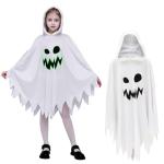 EOZY White Ghost Costume Kids Girls Halloween Scary Cosplay Fancy Dress 4-6 Years