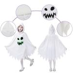 EOZY White Ghost Costume Kids Girls Halloween Scary Cosplay Fancy Dress 4-6 Years