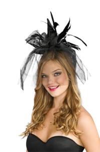Mini Black Witch Hat for Adults