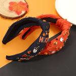 2-Pack Halloween Headbands: Ghost & Pumpkin Designs