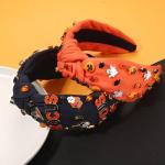 2-Pack Halloween Headbands: Ghost & Pumpkin Designs
