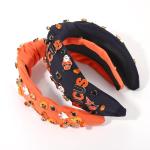 2-Pack Halloween Headbands: Ghost & Pumpkin Designs