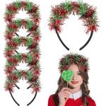 6 Pcs Halloween Fuzzy Pom Pom Headbands