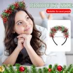 6 Pcs Halloween Fuzzy Pom Pom Headbands