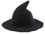 Foldable Wide Brim Witch Hat for Halloween