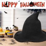 Foldable Wide Brim Witch Hat for Halloween