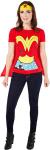 Wonder Woman T-shirt Costume with Cape and Headband