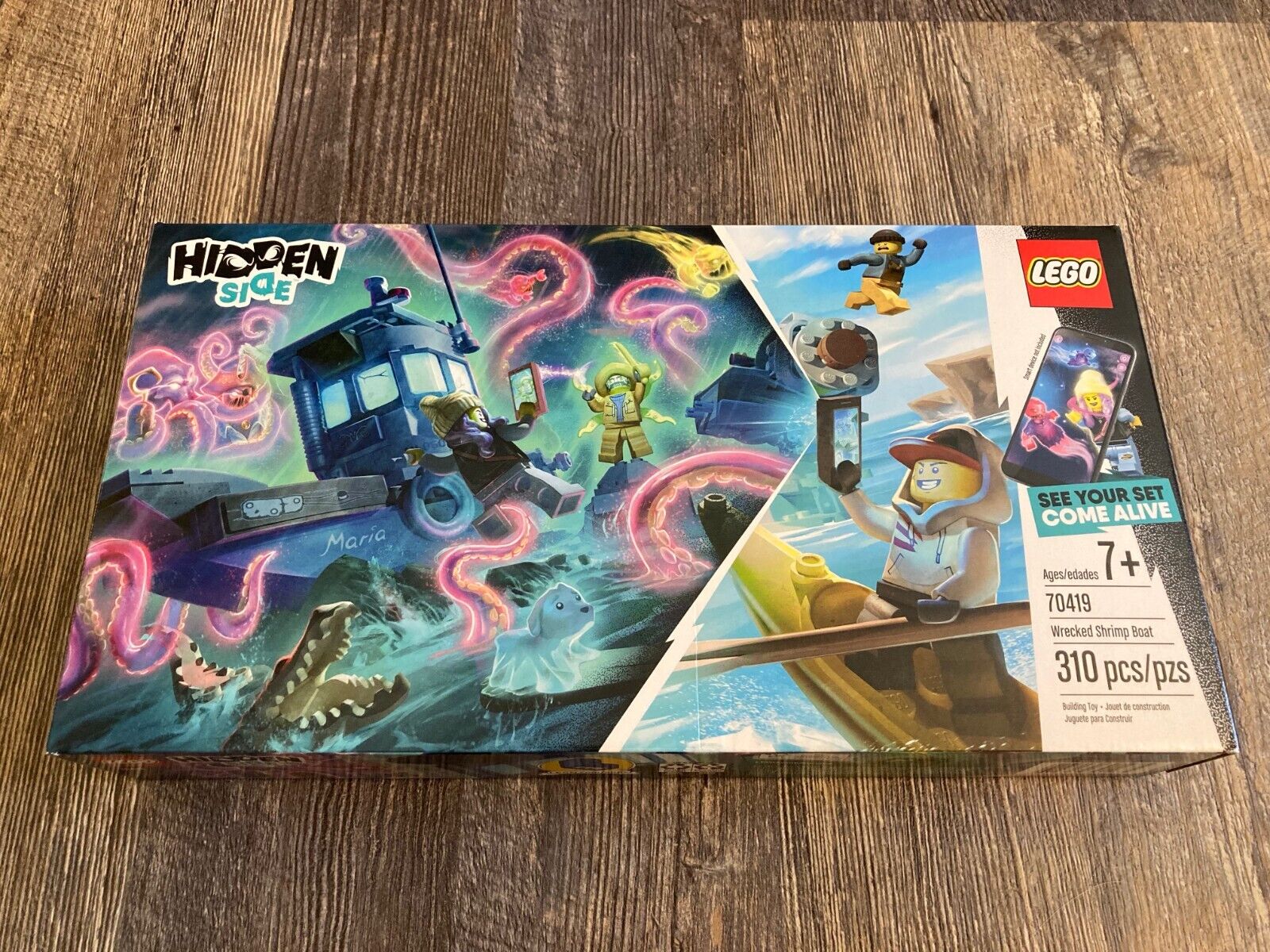 LEGO Hidden Side Wrecked Shrimp Boat AR Playset