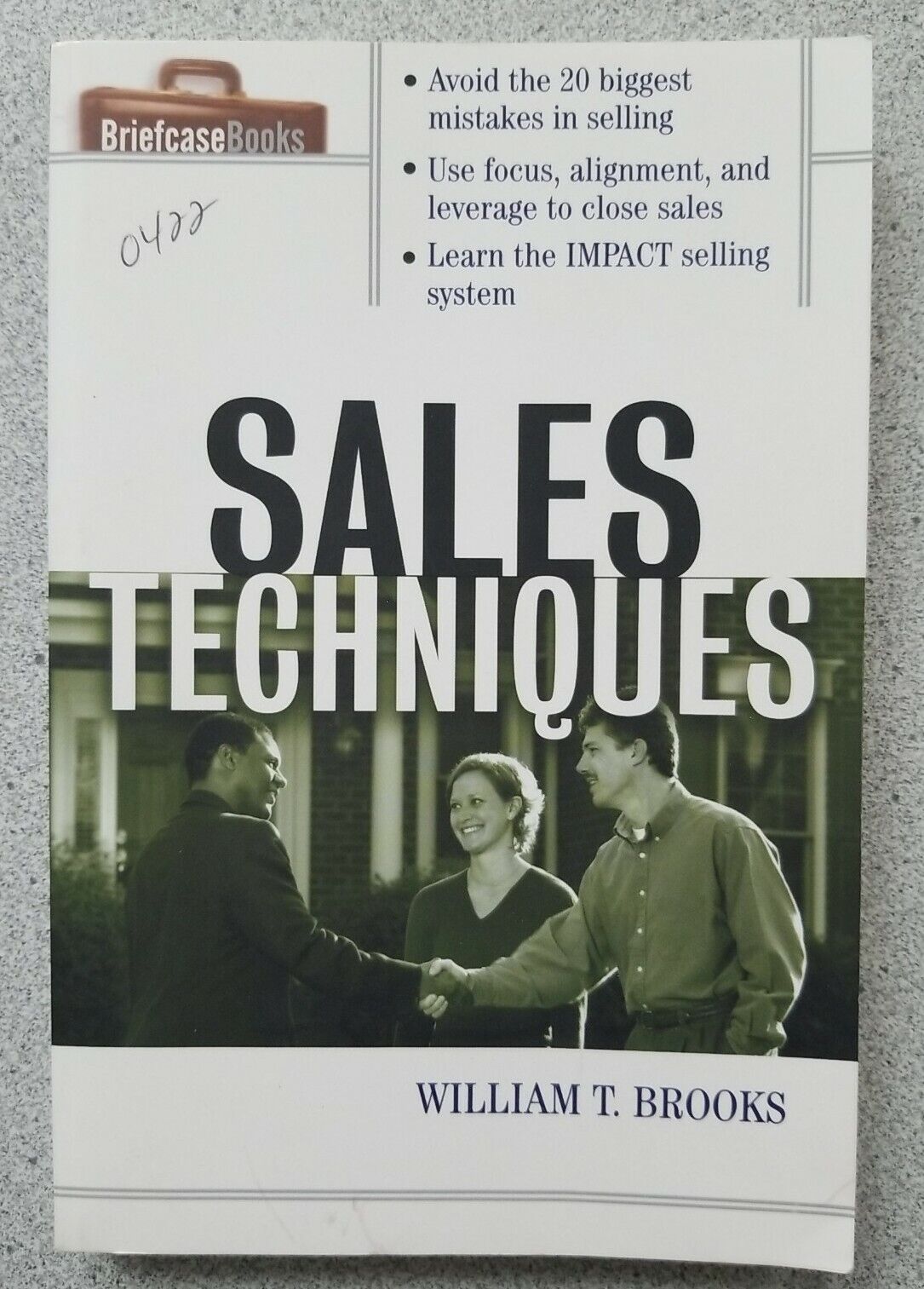 Effective Sales Techniques" Brook's Paperback