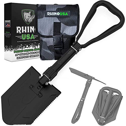Rhino USA Military Folding Survival Shovel